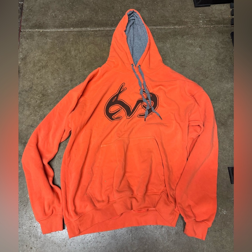 Realtree orange hoodie size XL men’s